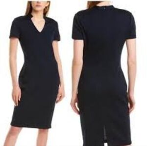 St. John Black Label Classic  Knit Military Dress size 16